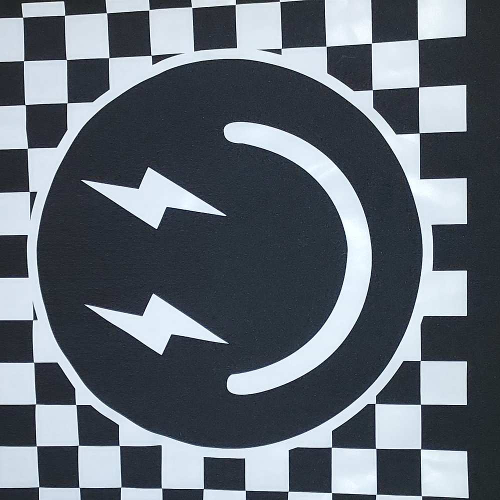 Retro Checkerboard Smiley - Picture 2 of 6